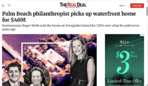 Palm Beach Philanthropist