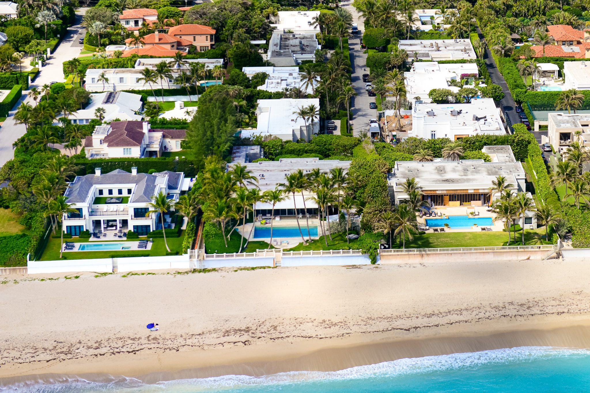 Direct Oceanfront Home Christian Angle Palm Beach Florida Real Estate