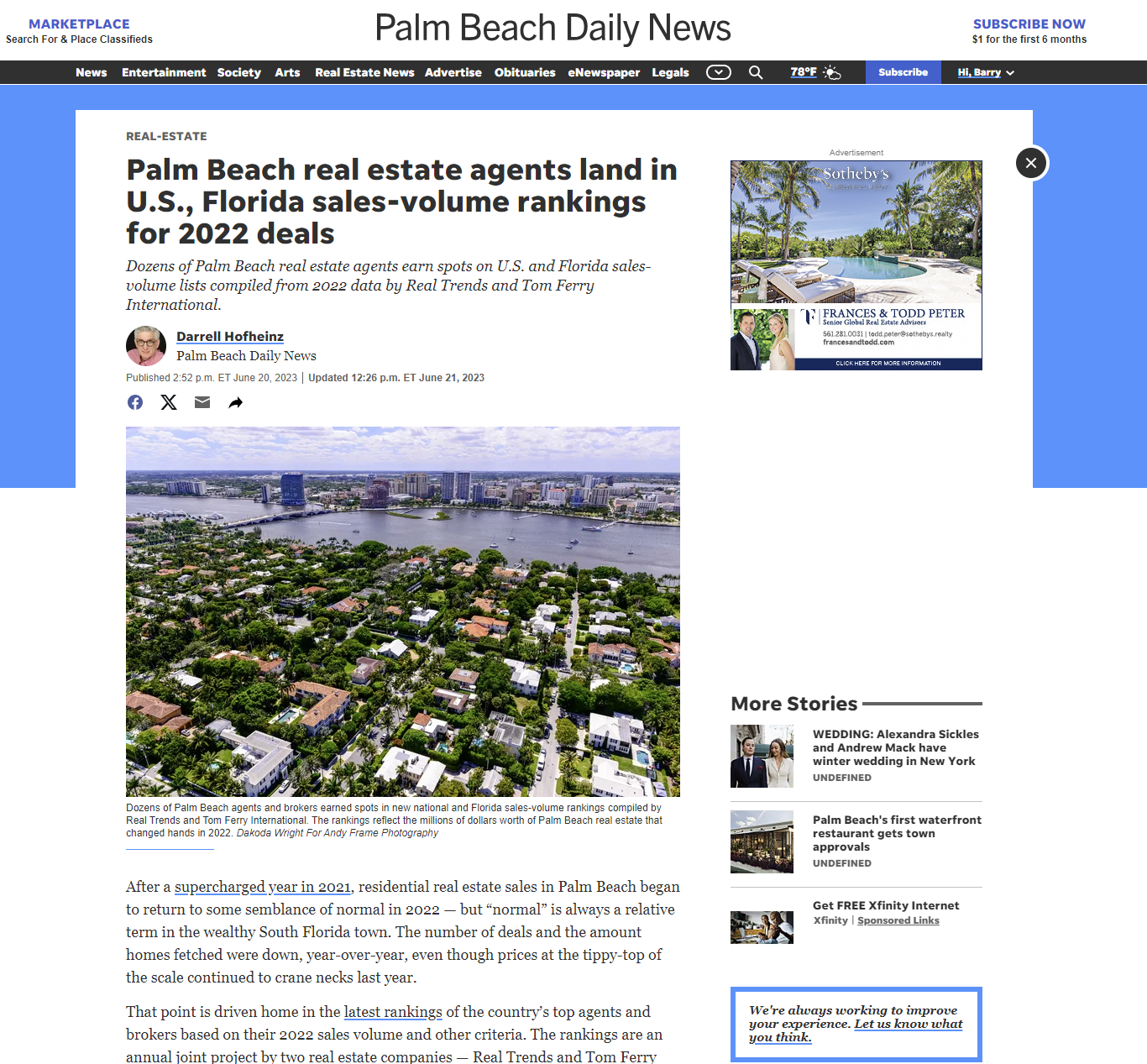 Palm_Beach_Daily_2 Christian Angle Palm Beach Florida Real Estate