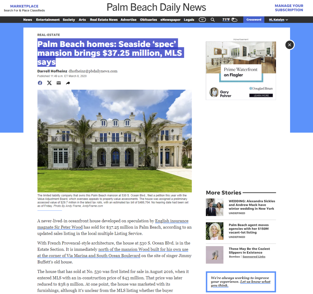 Palm_Beach_Daily_28 | Christian Angle Palm Beach Florida Real Estate