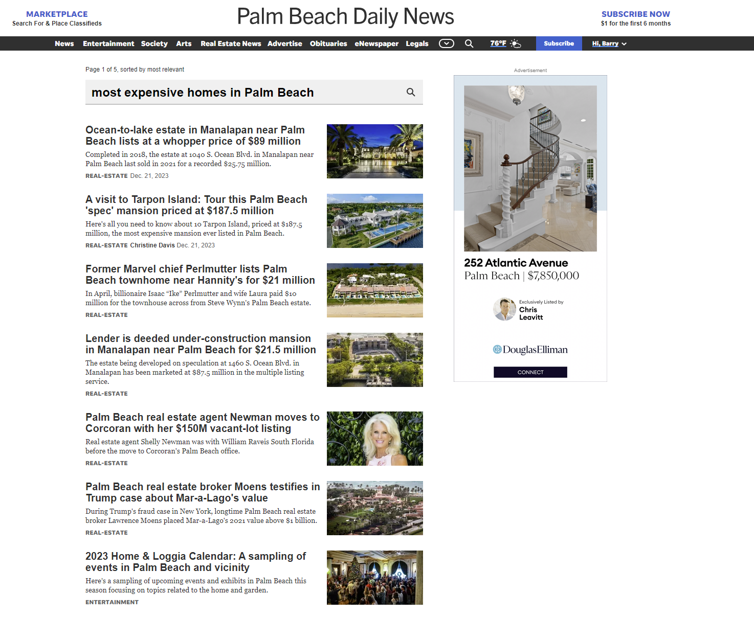 Palm_Beach_Daily_3 Christian Angle Palm Beach Florida Real Estate