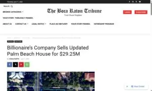 Boca Raton Palm Beach Real Estate