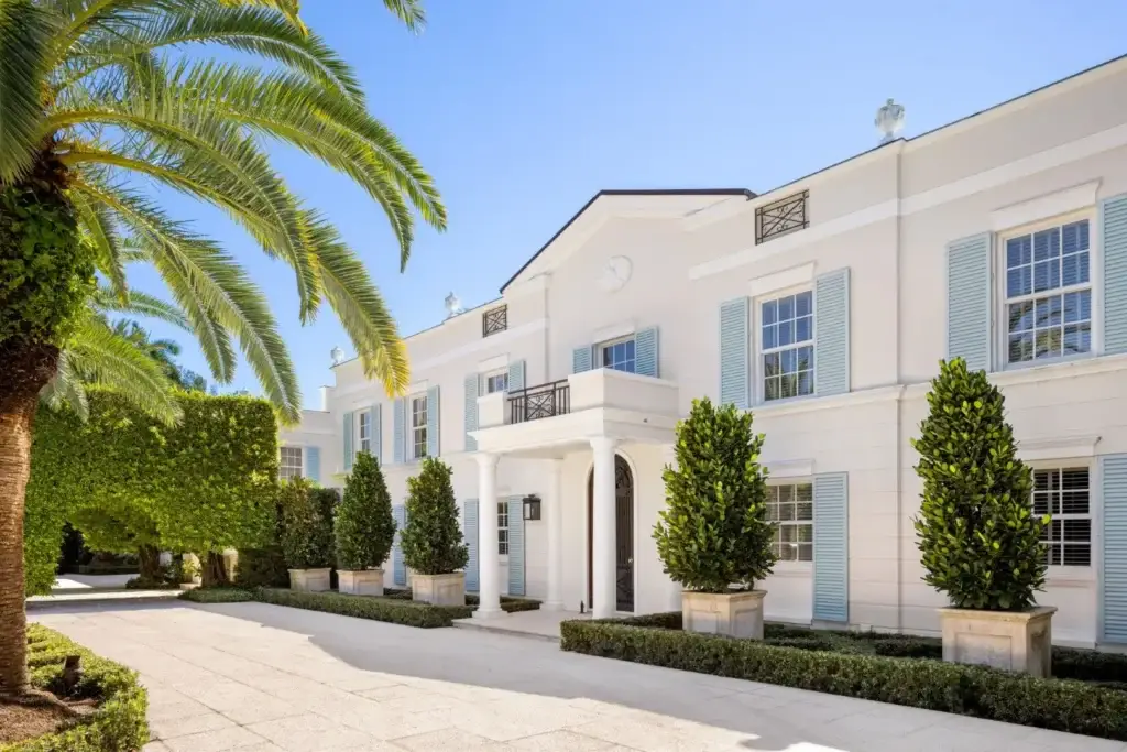 British Colonial home at 255 Wells Road, Palm Beach